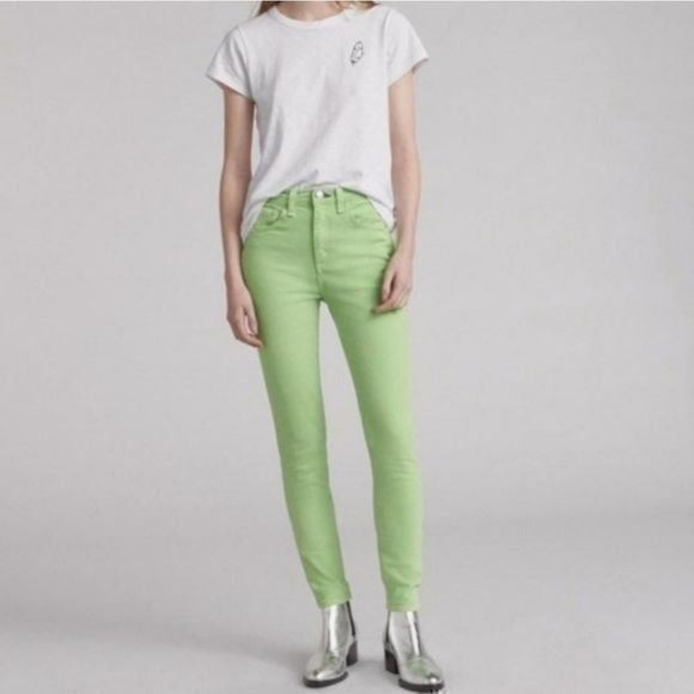 RAG & Bone Lime‎ high rise skinny jeans size 24, 26 new!!!
